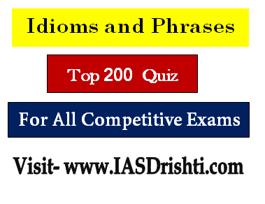 Idioms and Phrases Quiz Questions